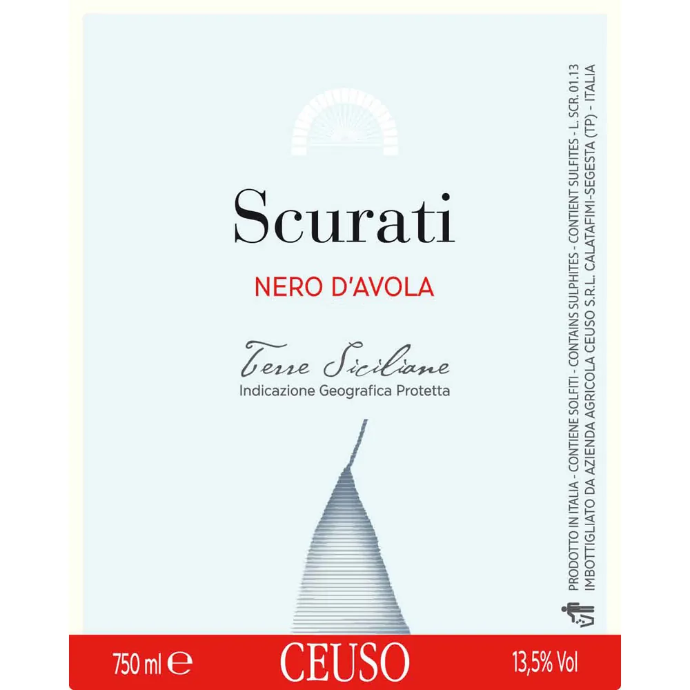Scurati Nero d'Avola Bottle