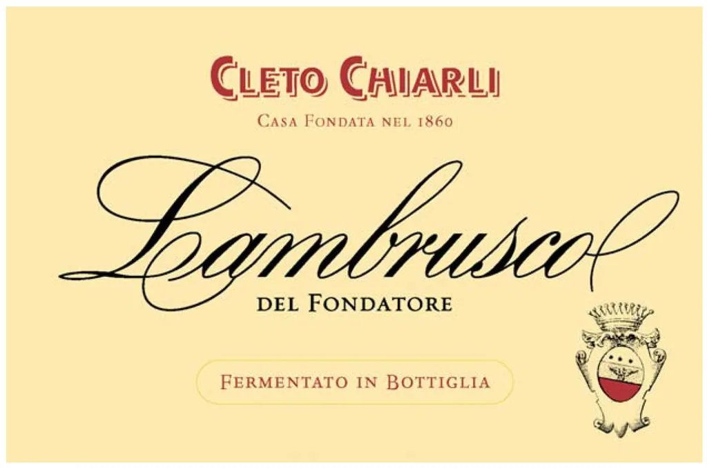 Lambrusco del Fondatore Bottle