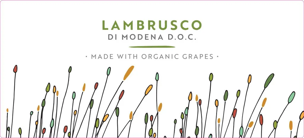 Organic Lambrusco di Modena Bottle