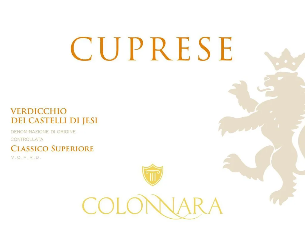 Verdicchio dei Castelli di Jesi CUPRESE Bottle