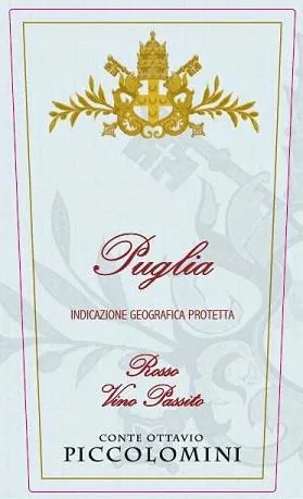 Passito Rosso Puglia IGT Bottle