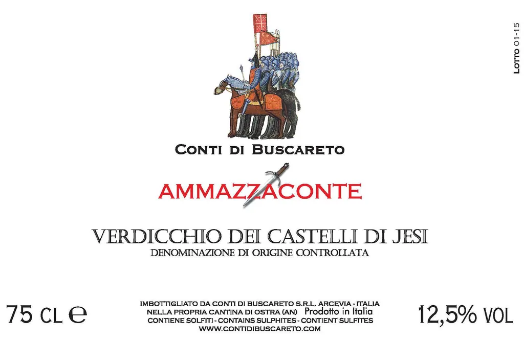 Verdicchio dei Castelli di Jesi Ammazzaconte Bottle