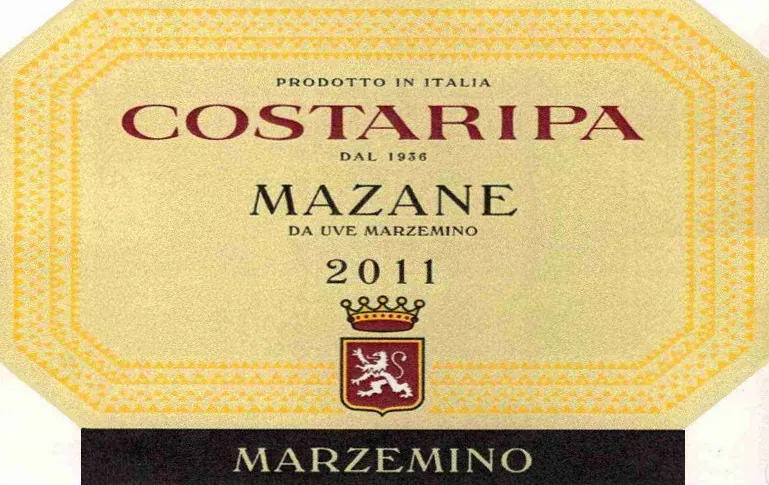 Garda Mazane Marzemino Bottle
