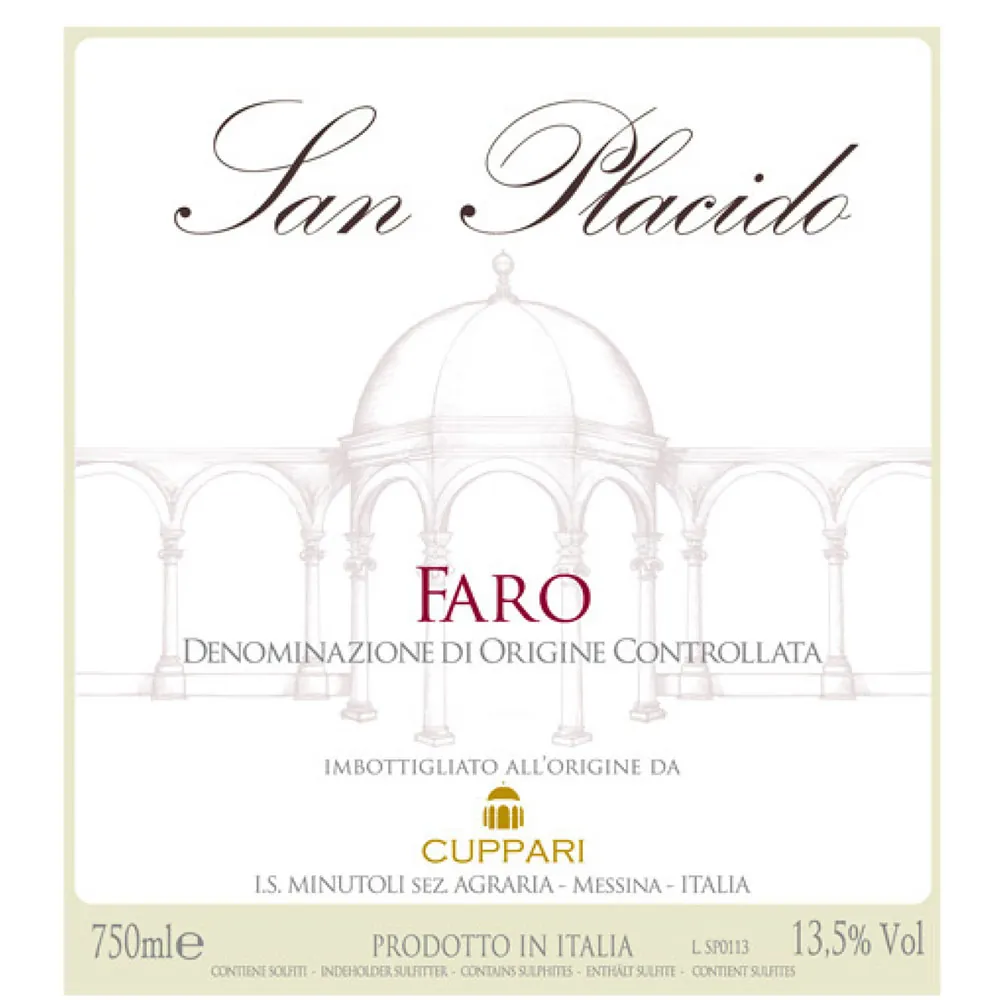 San Placido Faro Bottle