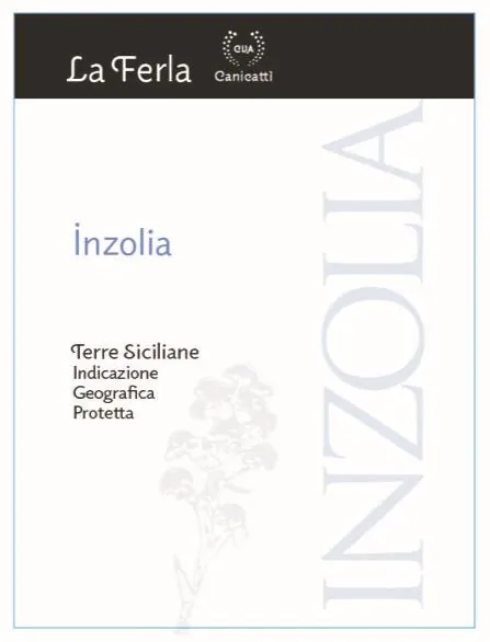 La Ferla Inzolia Bottle