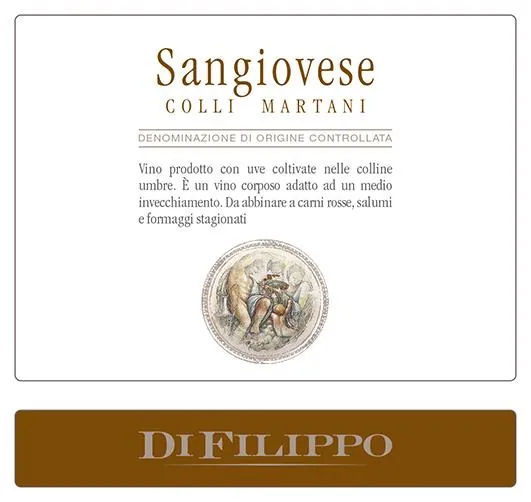 Colli Martani Sangiovese Bottle