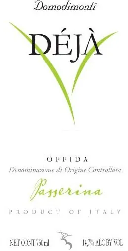 Offida Deja Passerina Bottle