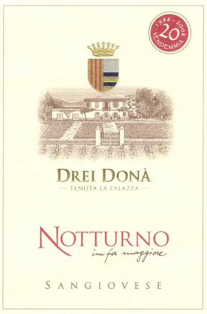 Notturno Sangiovese Bottle