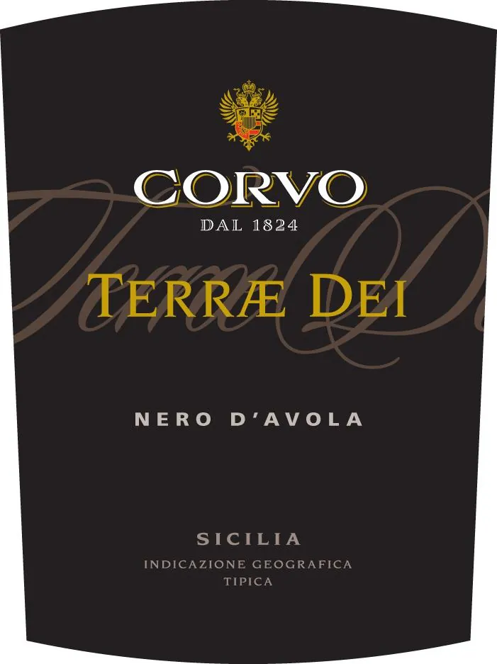 Sicilia Corvo Terrae Dei Nero d'Avola Bottle