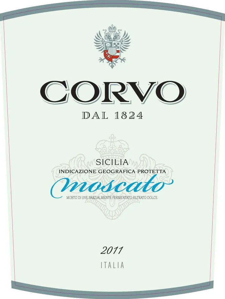 Terre Siciliane Corvo Moscato Bottle