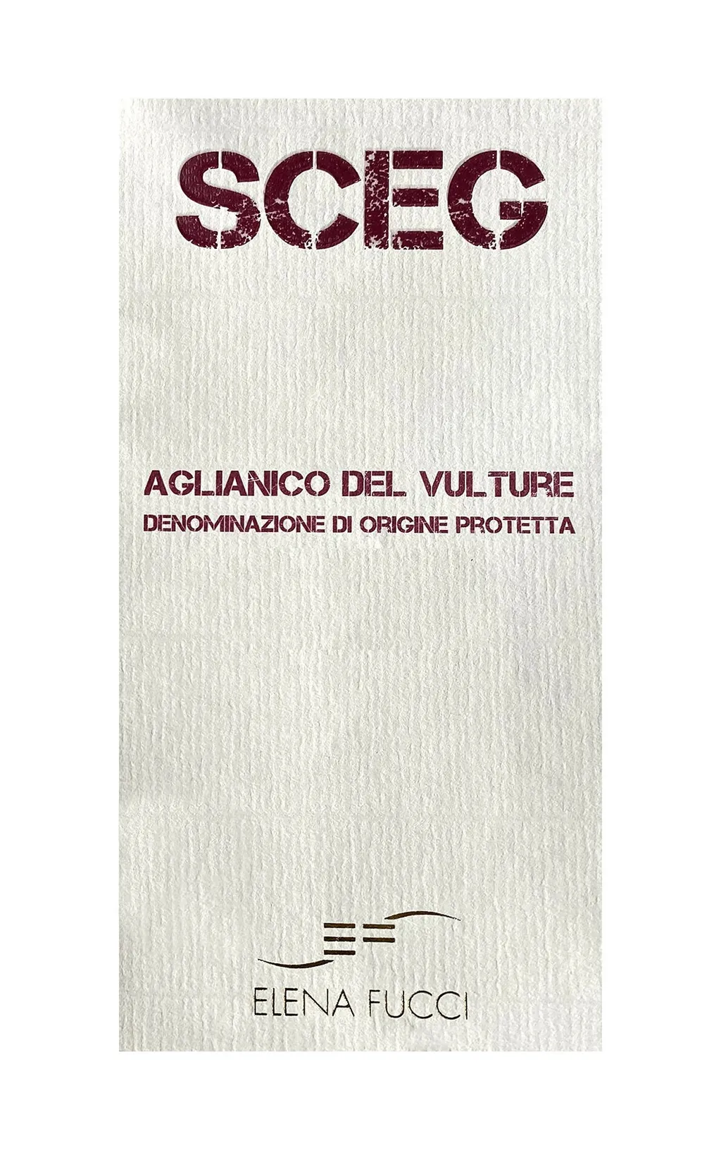 Aglianico del Vulture SCEG Bottle