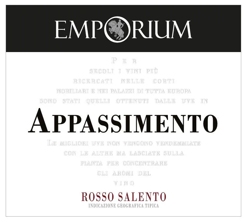 Appassimento Rosso Salento Bottle