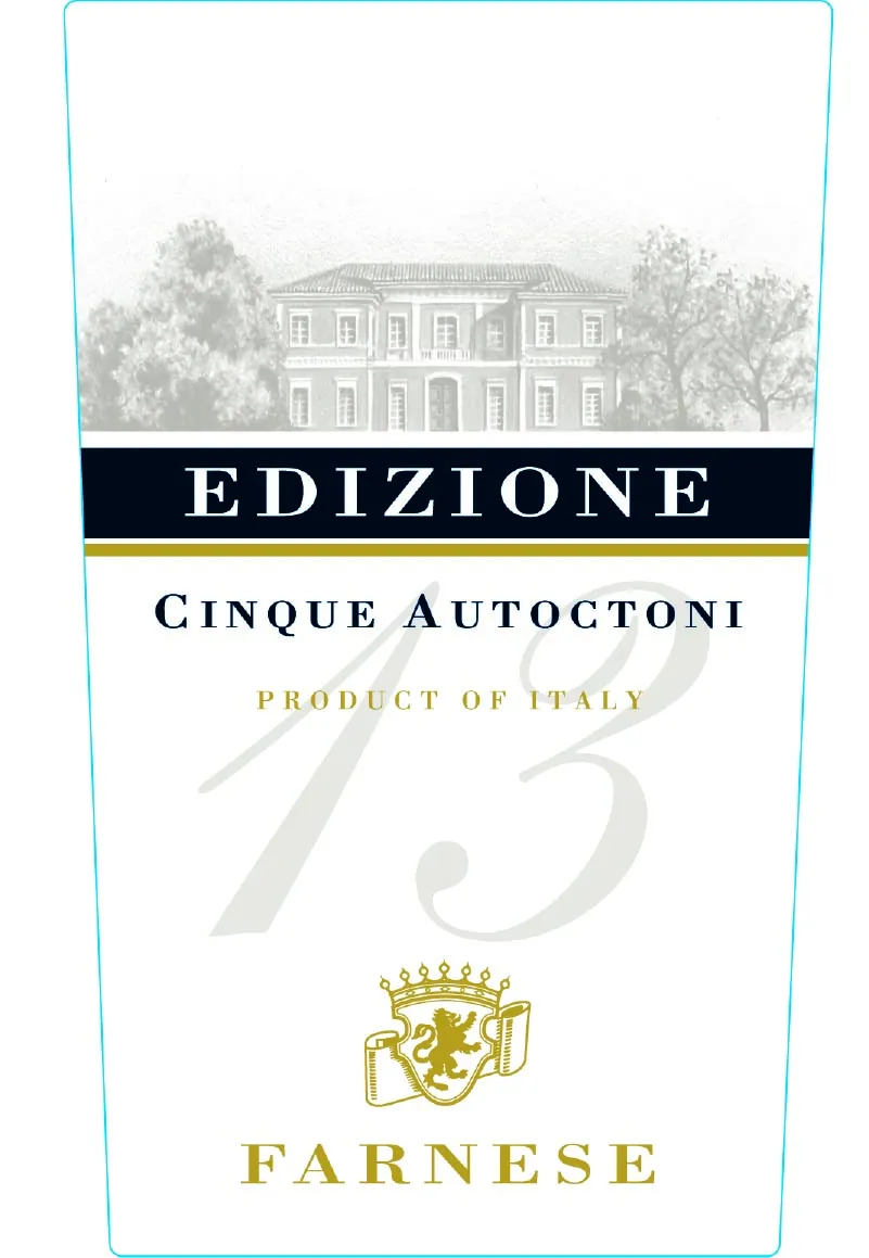 Edizione Cinque Autoctoni 13th Release Bottle