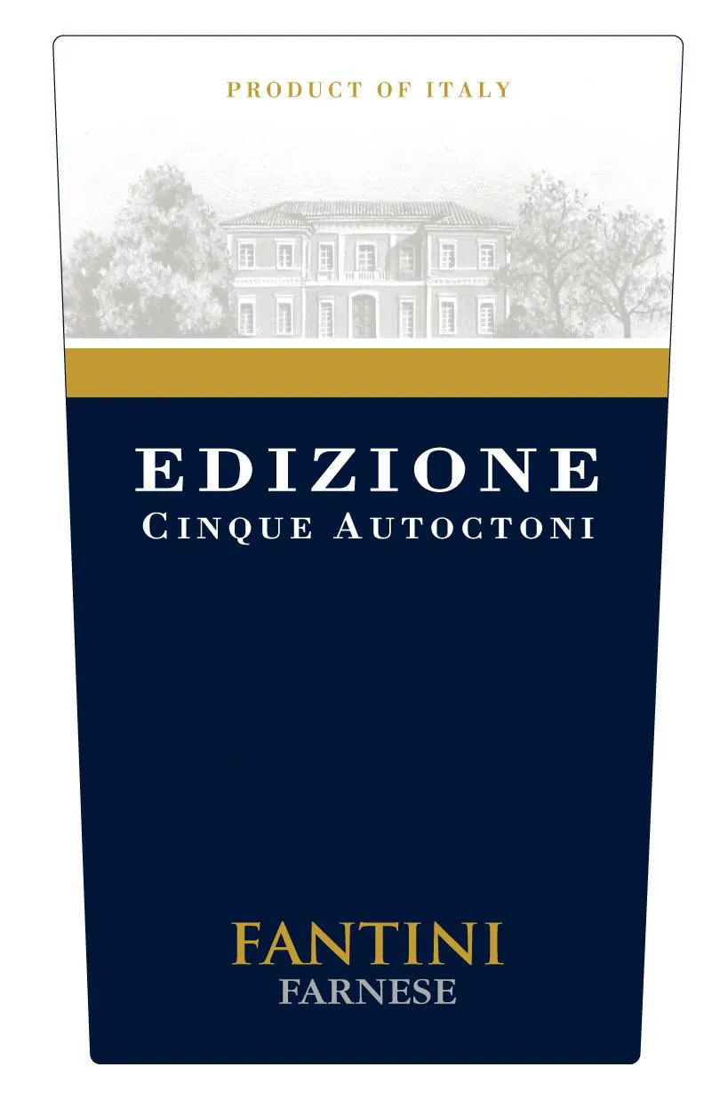 Edizione Cinque Autoctoni 14th Release Bottle
