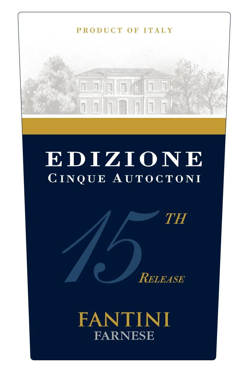 Edizione Cinque Autoctoni 15th Release Bottle