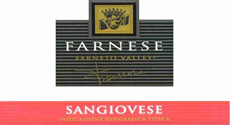 Farneto Valley Sangiovese Bottle