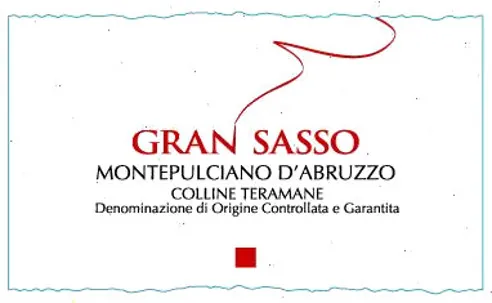 Montepulciano d'Abruzzo Colline Teramane Gran Sasso Bottle