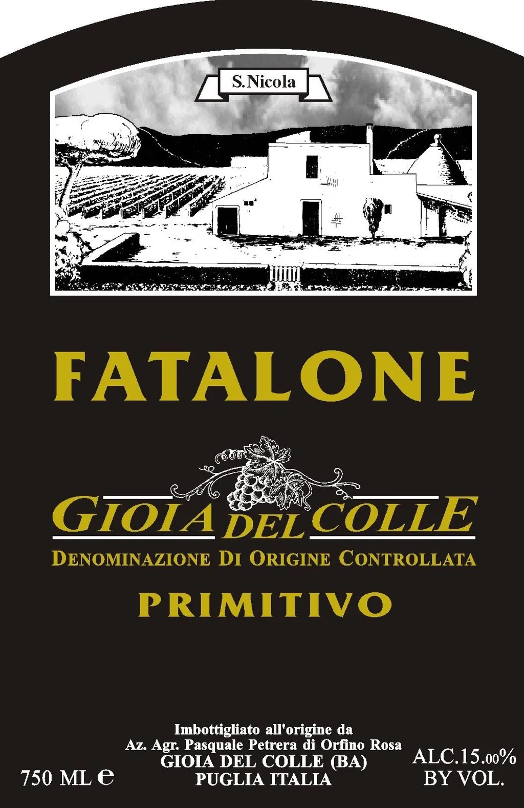 Gioia del Colle Primitivo Bottle