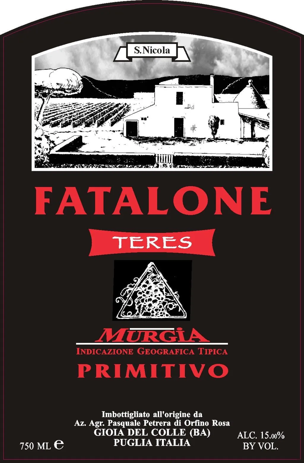 Murgia Teres Primitivo Bottle