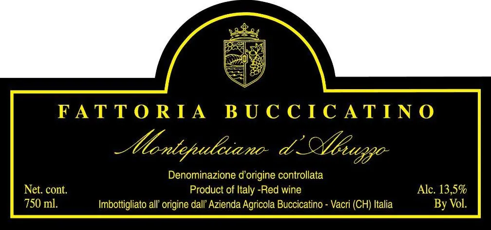 Montepulciano d'Abruzzo Bottle