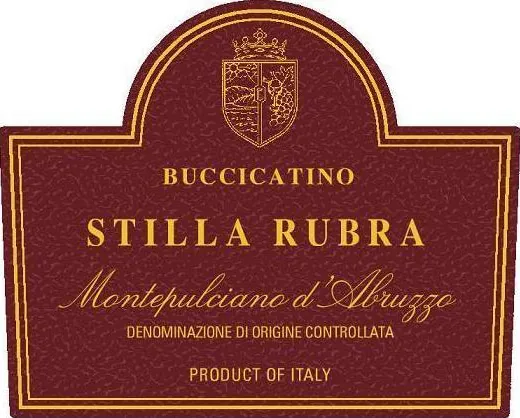 Montepulciano d'Abruzzo Stilla Rubra Bottle