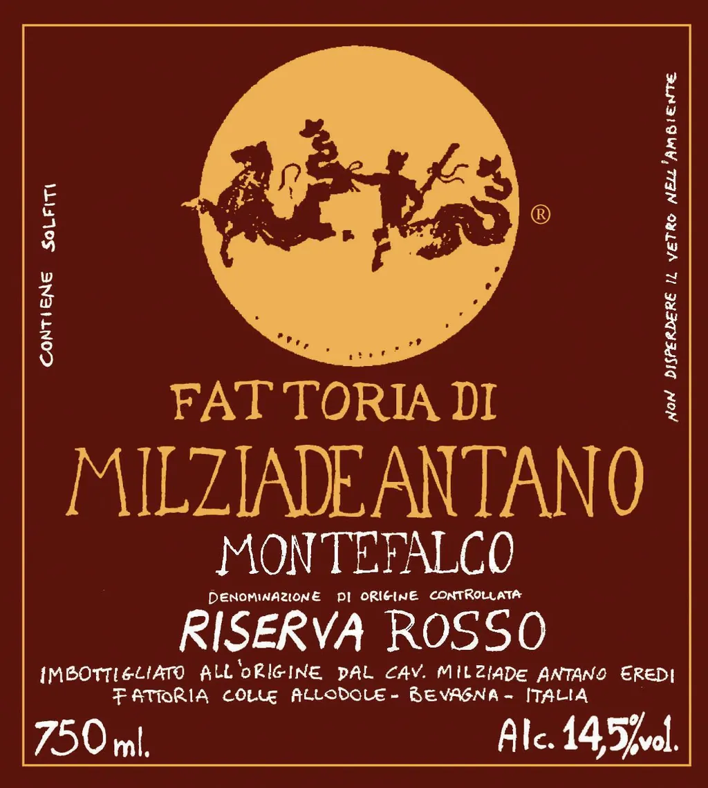 Montefalco Riserva Rosso Bottle