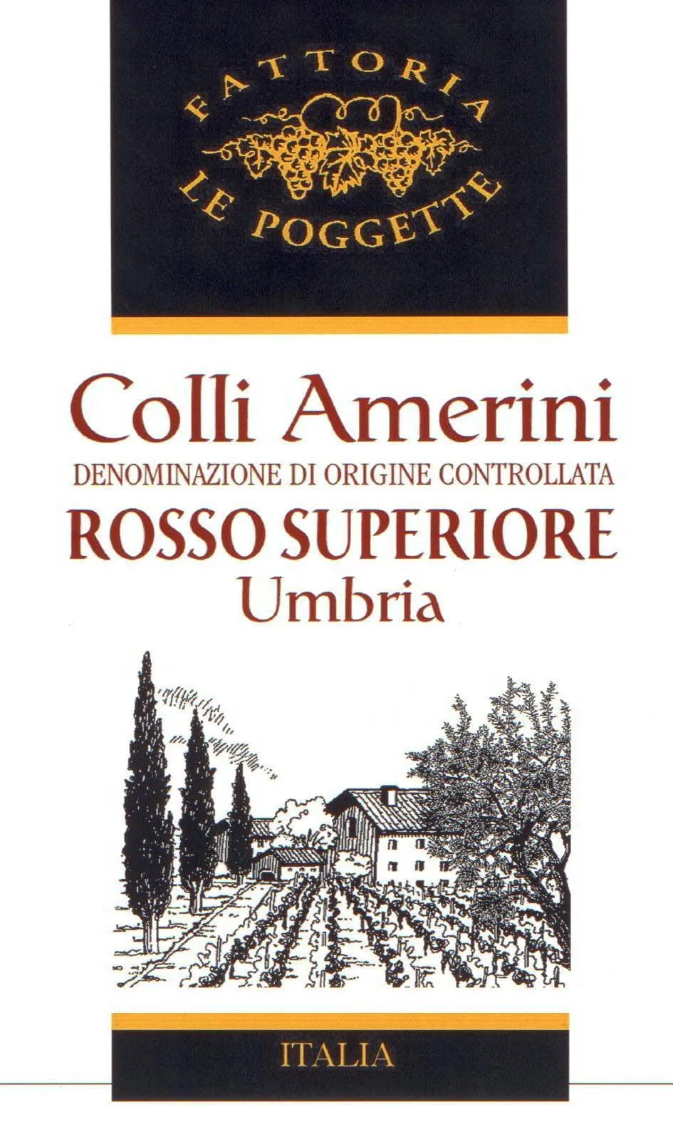 Colli Amerini Superiore Rosso Bottle