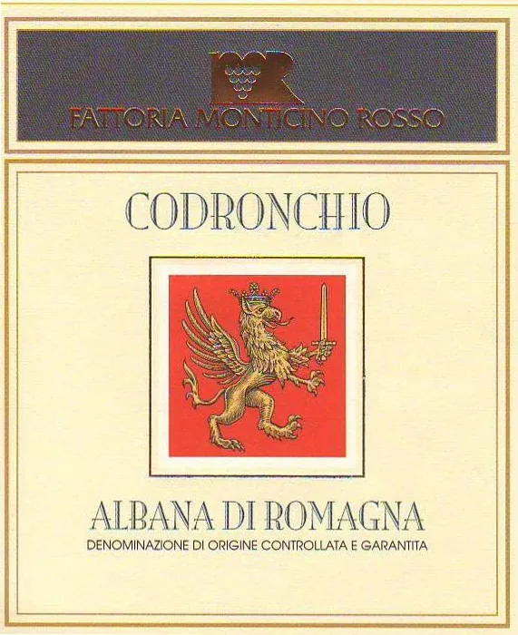 Albana di Romagna Codronchio Bottle