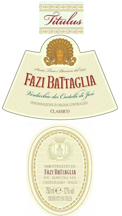 Verdiccio dei Castelli dei Jesi Classico Bottle