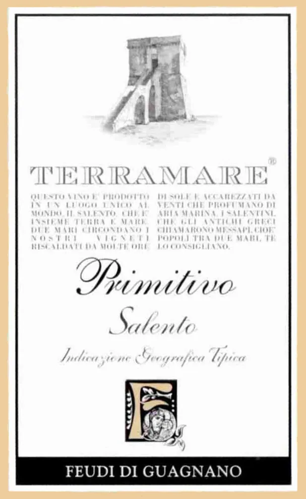 Salento Terramare Primitivo Bottle