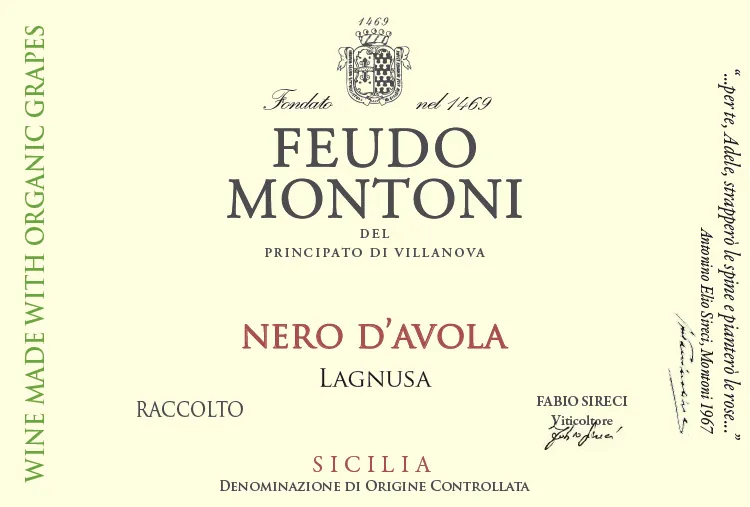 Lagnusa Nero d'Avola Bottle