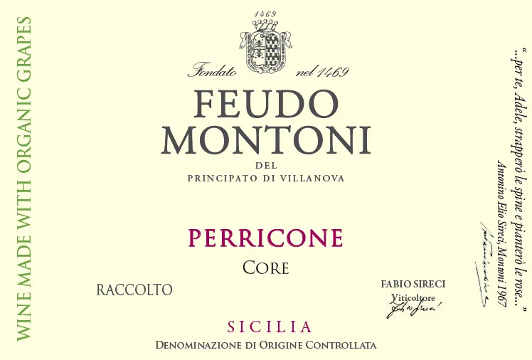 Perricone del Core Bottle