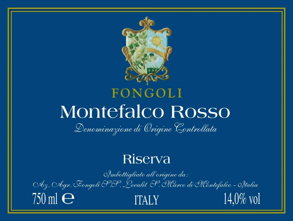 Montefalco Riserva Rosso Bottle
