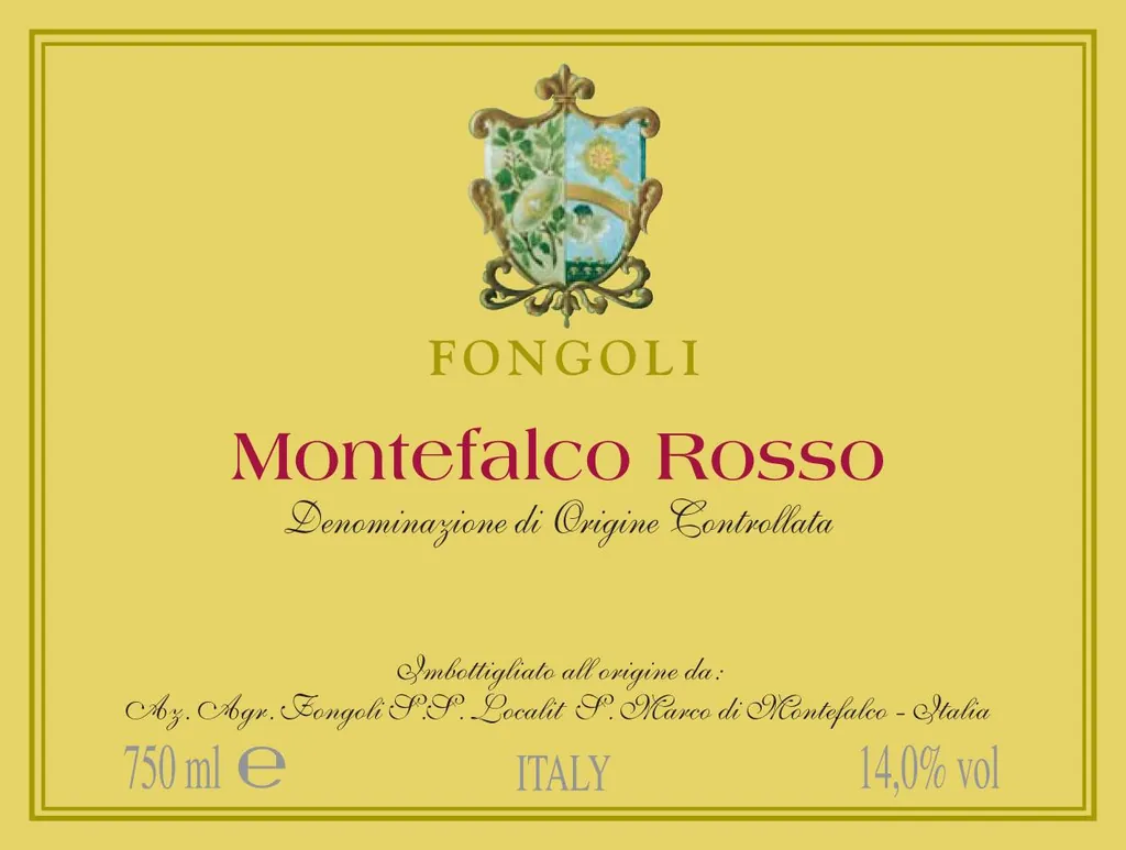 Montefalco Rosso Bottle