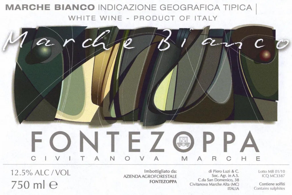 Marche Bianco Bottle
