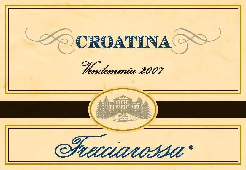 Croatina Bottle
