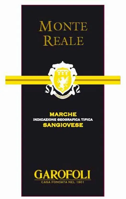 Marche Monte Reale Sangiovese Bottle