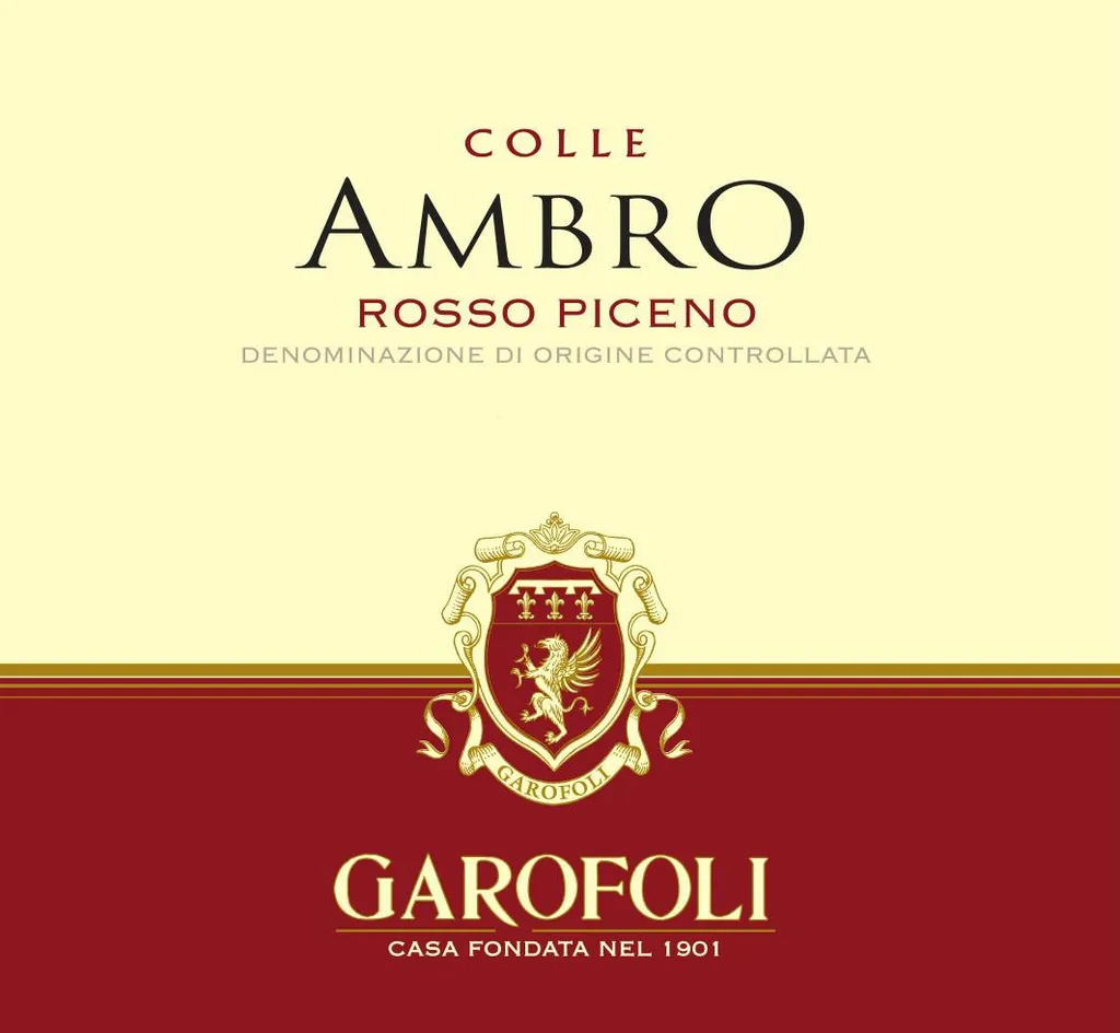 Rosso Piceno Colle Ambro Bottle
