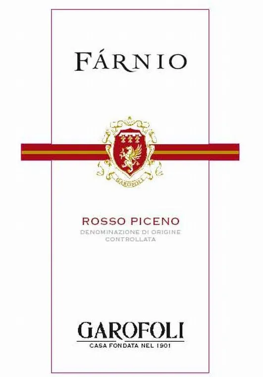 Rosso Piceno Farnio Bottle