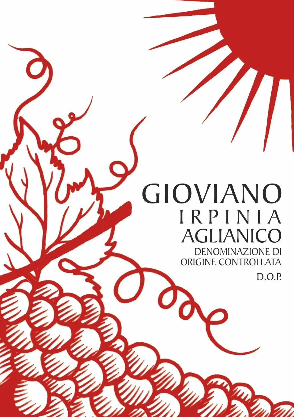 Campania Gioviano Aglianico Bottle