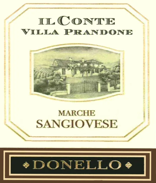 Marche Donello Sangiovese Bottle