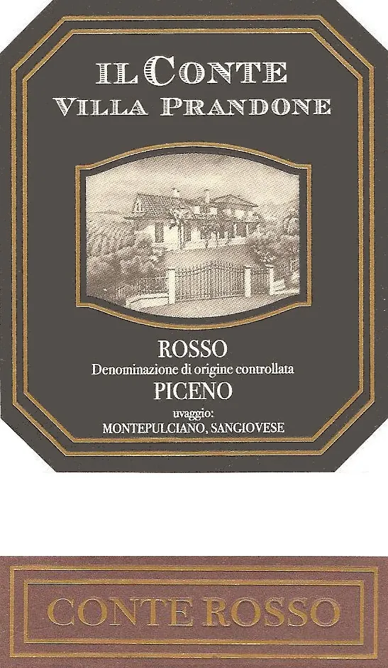 Rosso Piceno Conte Rosso Bottle