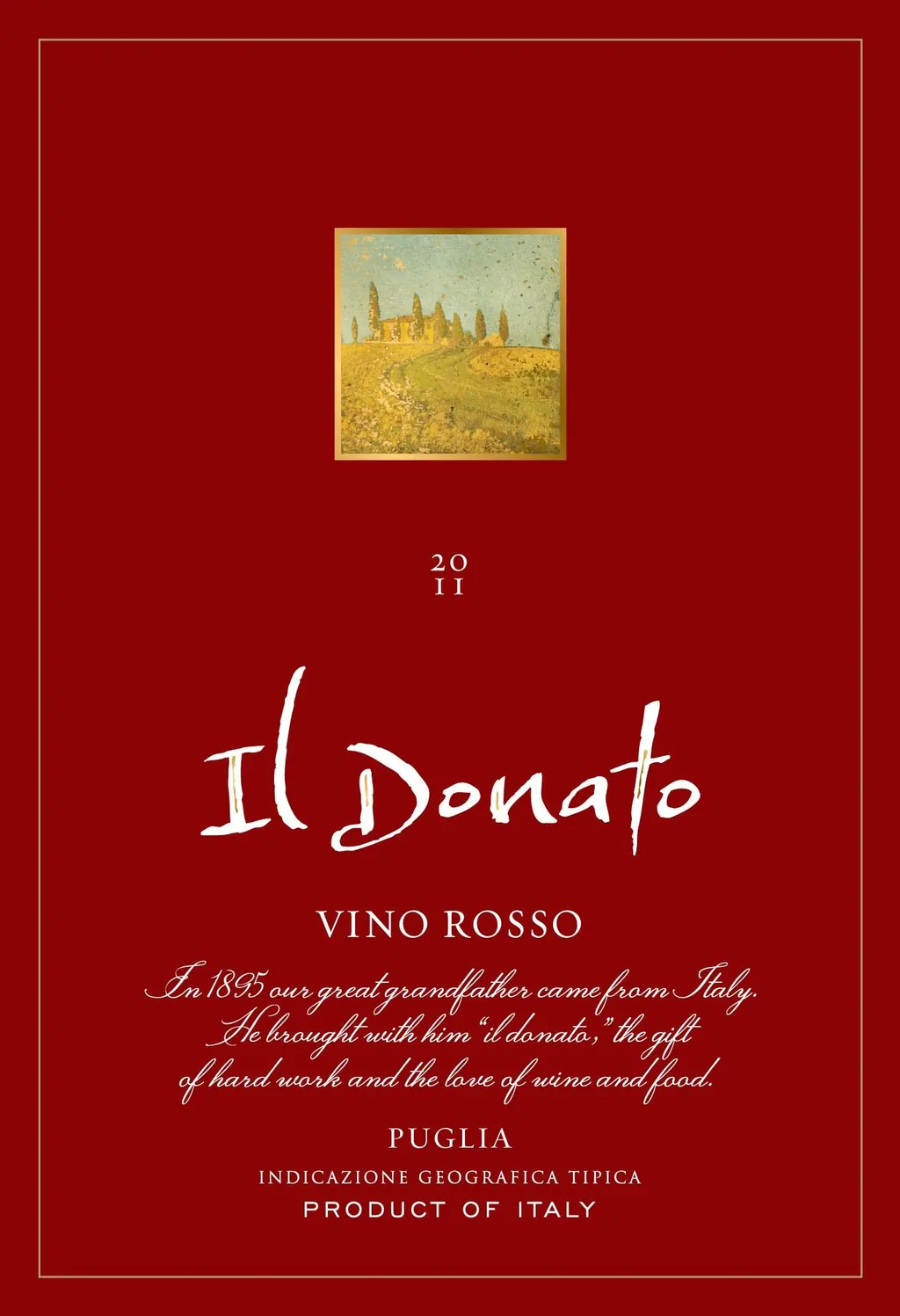 Puglia Rosso Bottle