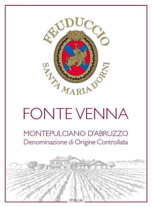 Montepulciano d'Abruzzo Fonte Venna Bottle