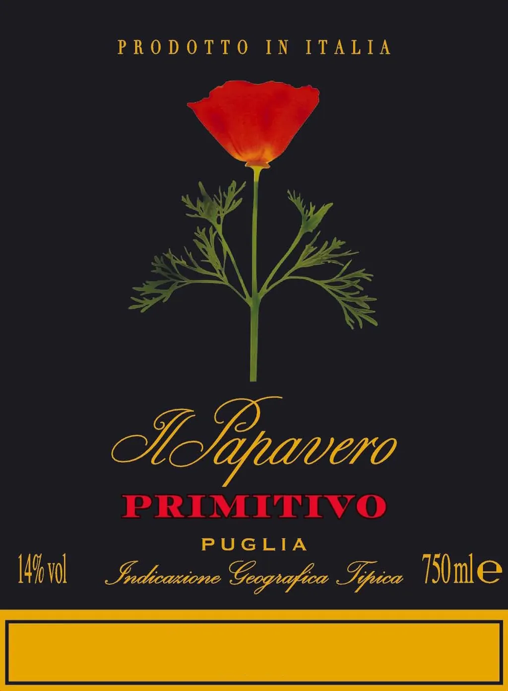 Puglia Primitivo Bottle