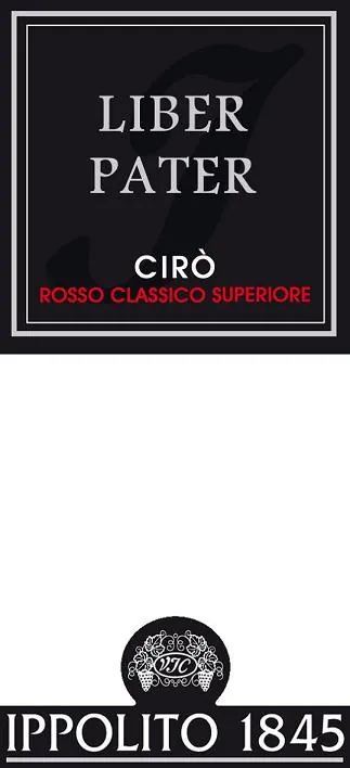 Ciro Liber Pater Classico Superiore Rosso Bottle