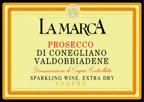 Prosecco Di Conegliano Valdobbiadene Extra Dry Bottle