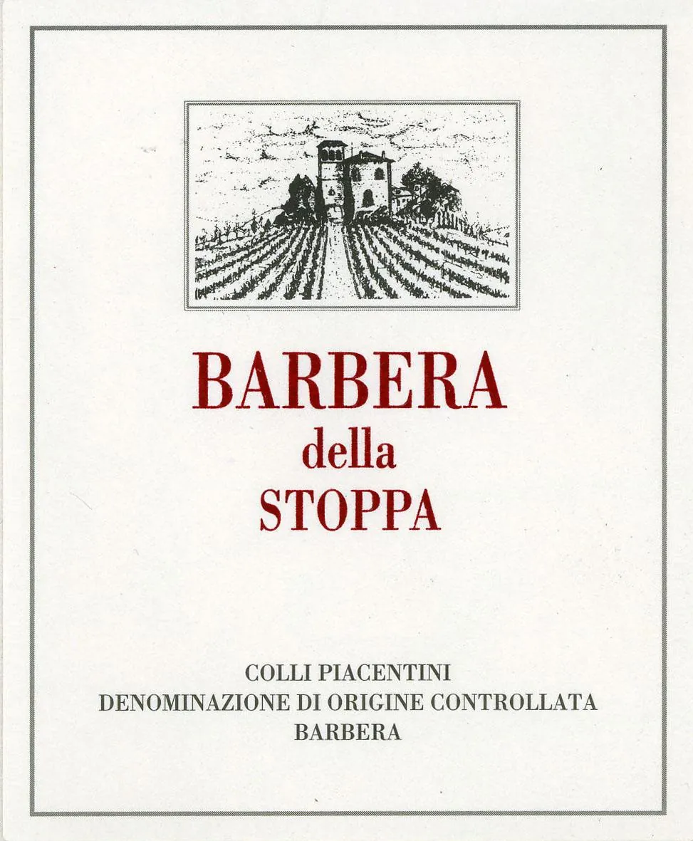 Colli Piacentini Barbera della Stoppa Bottle