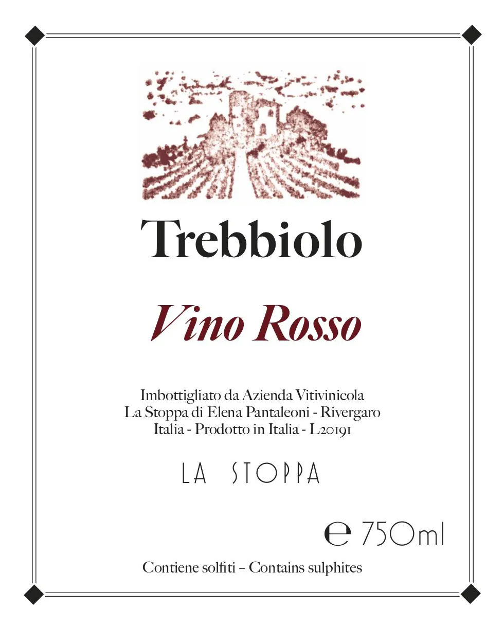 Trebbiolo Rosso Bottle