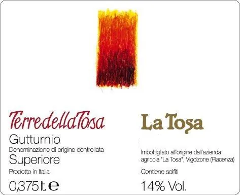 Gutturnio Terre della Tosa Superiore Bottle